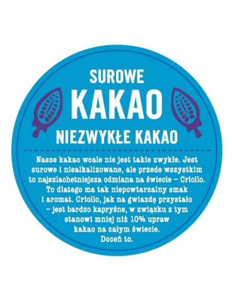 SUROWE KAKAO SPROSZKOWANE BIO