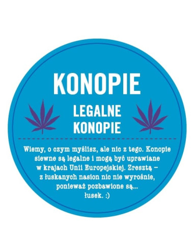 KONOPIE NASIONA ŁUSKANE BIO